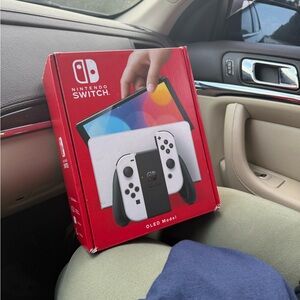 Nintendo Switch OLED with White Joy-Con